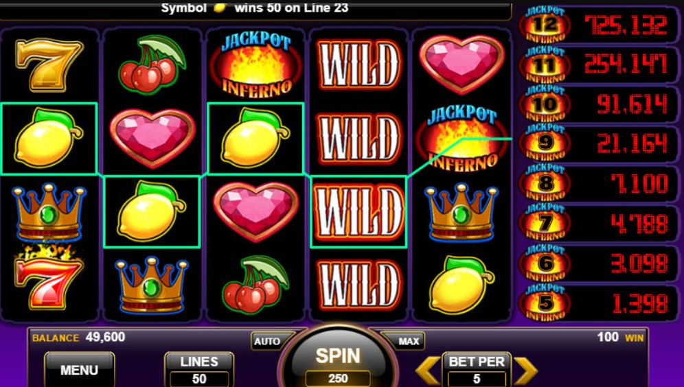 Jackpot Inferno Slot Machine 2