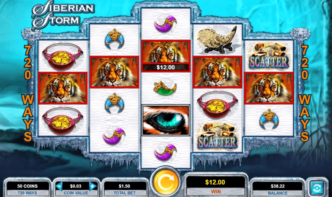 Siberian Storm Slot Machine 3